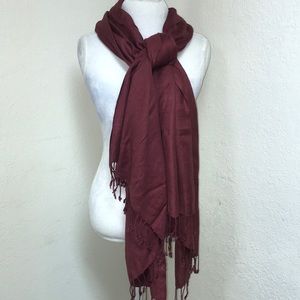 Burgundy Shawl